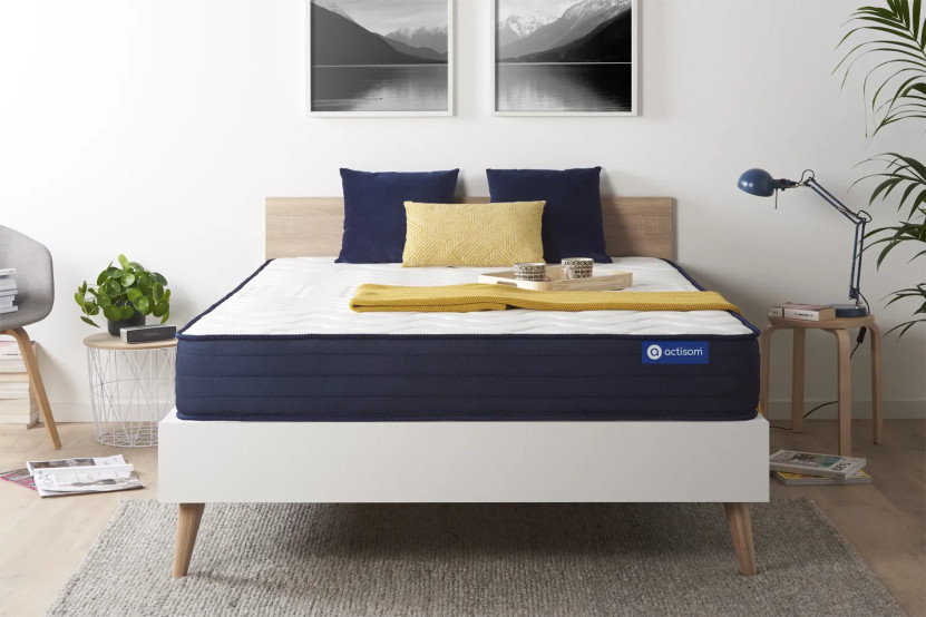 Matelas 133x182 cm Latex et mémoire de forme - Actilatex Life
