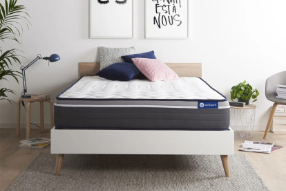 Matelas 133x183 cm Latex et mémoire de forme - Actilatex Plus