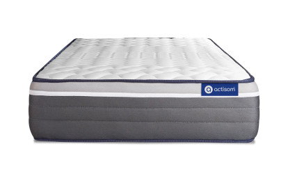 Ensemble Matelas Sommier 80x190 cm - Sommier Blanc (en kit) - Actiflex Plus