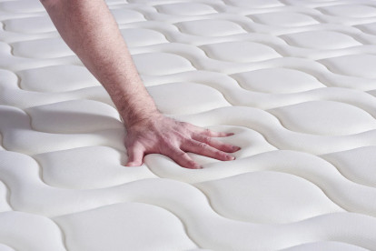 Ensemble Matelas Sommier 160x200 cm - Sommier Blanc (en kit) - Actiflex Morpho