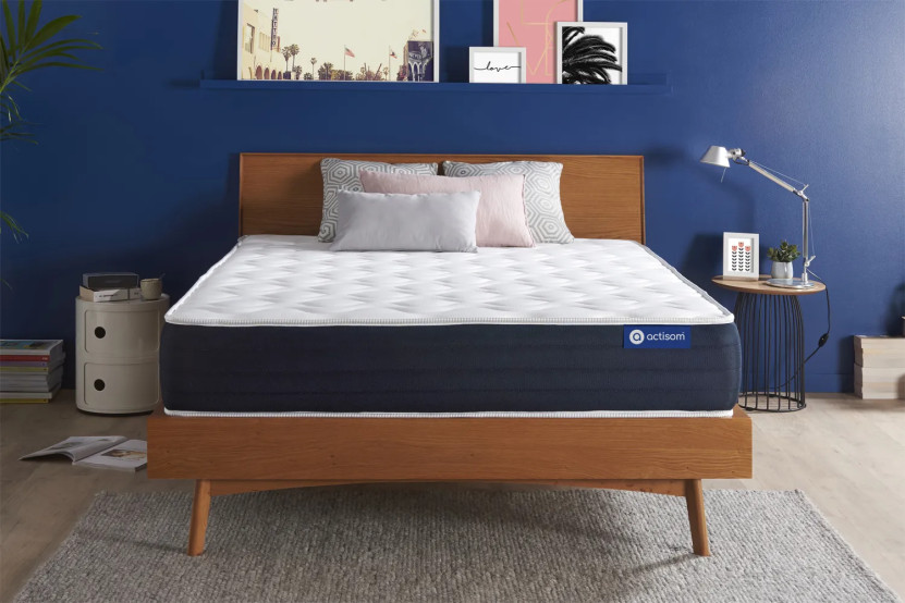 Matelas 160x200 cm Ressorts ensachés et Mémoire de forme - Actiflex Sleep