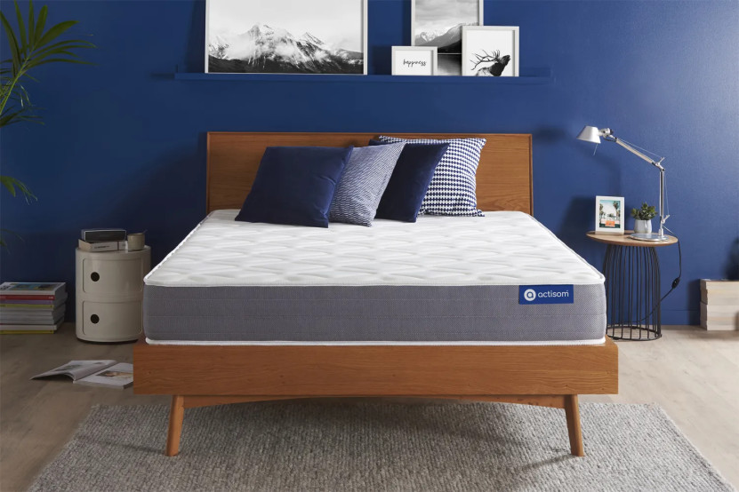Matelas 130x200 cm Ressorts ensachés et Mémoire de forme - Actiflex Dream