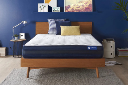Matelas 140x200 cm Ressorts ensachés et Mémoire de forme - Actiflex Tech