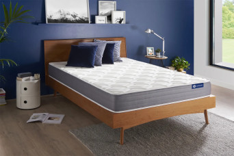 Matelas 130x220 cm Ressorts ensachés et Mémoire de forme - Actiflex Dream