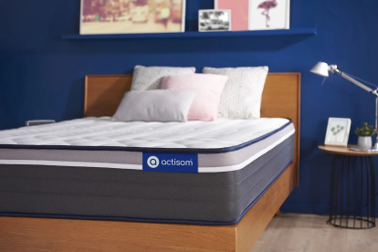 Matelas 120x210 cm Ressorts ensachés et Mémoire de forme - Actiflex Plus