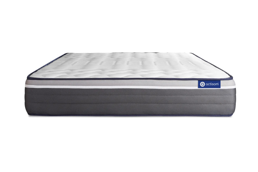Matelas 200x200 cm Ressorts ensachés et Mémoire de forme - Actiflex Plus