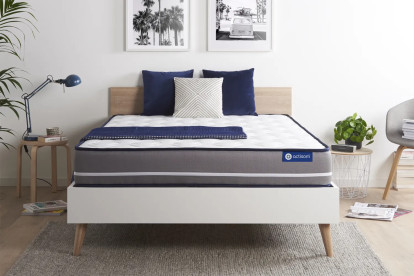 Matelas 133x183 cm Latex et mémoire de forme - Actilatex Pur