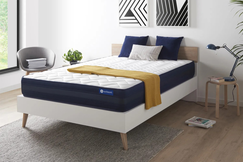 Matelas 160x190 cm Latex et mémoire de forme - Actilatex Tech