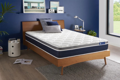 Matelas 140x210 cm Ressorts ensachés et Mémoire de forme - Actiflex Confort