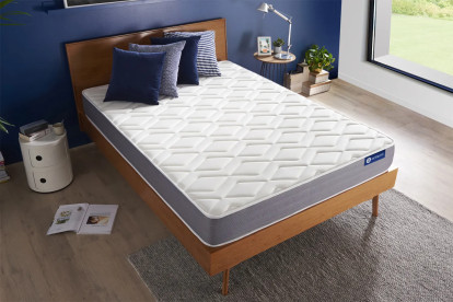 Matelas 140x210 cm Ressorts ensachés et Mémoire de forme - Actiflex Dream