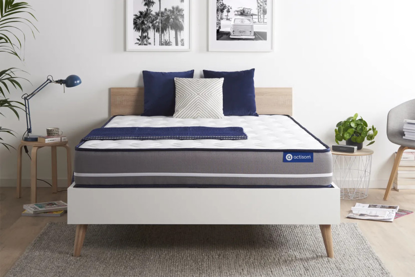 Matelas 180x200 cm Latex et mémoire de forme - Actilatex Pur
