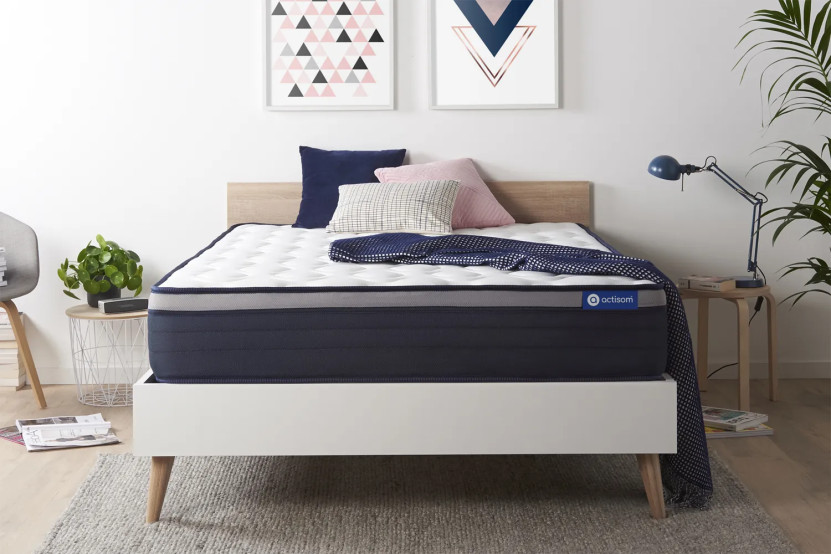 Matelas 160x195 cm Latex et mémoire de forme - Actilatex Max