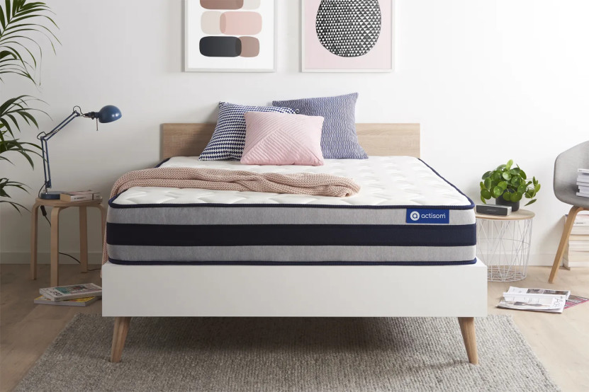 Matelas 130x220 cm Latex et mémoire de forme - Actilatex Ergo