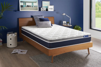 Matelas 140x190 cm Ressorts ensachés et Mémoire de forme - Actiflex Confort