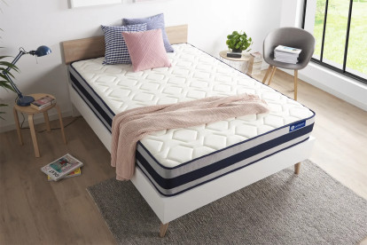 Matelas 90x200 cm Latex et mémoire de forme - Actilatex Ergo