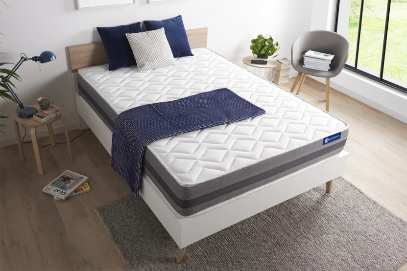 Matelas 80x200 cm Latex et mémoire de forme - Actilatex Relax