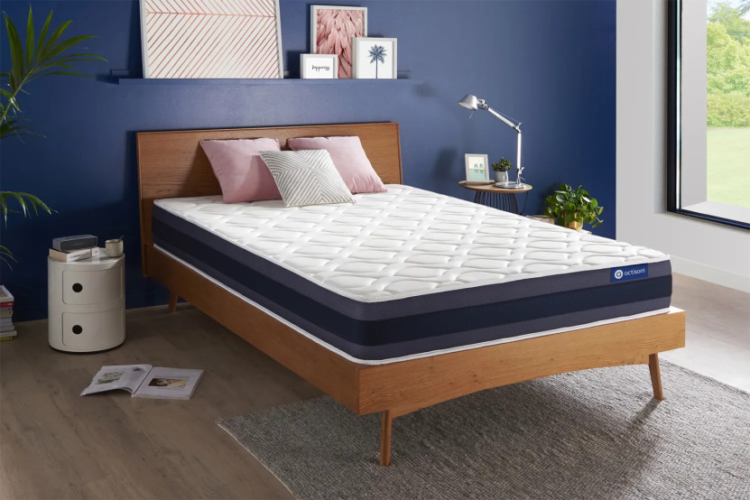 Matelas 130x220 cm Ressorts ensachés et Mémoire de forme - Actiflex Morpho