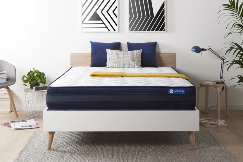 Matelas 160x195 cm Latex et mémoire de forme - Actilatex Tech