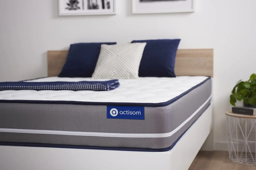 Matelas 100x210 cm Latex et mémoire de forme - Actilatex Pur