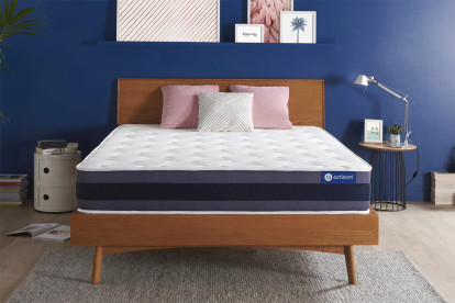 Matelas 130x210 cm Ressorts ensachés et Mémoire de forme - Actiflex Morpho
