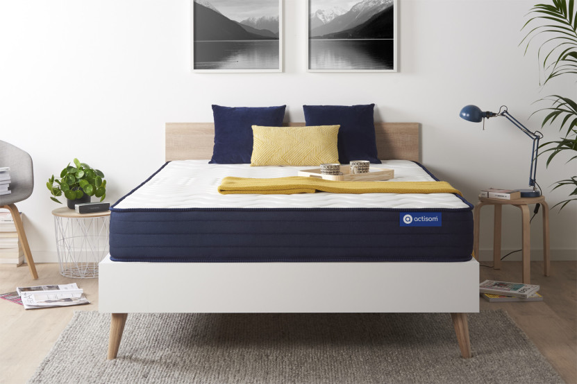 Matelas 130x210 cm Latex et mémoire de forme - Actilatex Life
