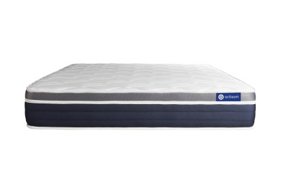 Matelas 140x210 cm Ressorts ensachés et Mémoire de forme - Actiflex Confort