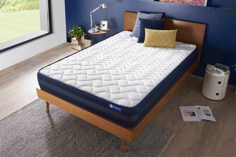 Matelas 75x190 cm Ressorts ensachés et Mémoire de forme - Actiflex Tech