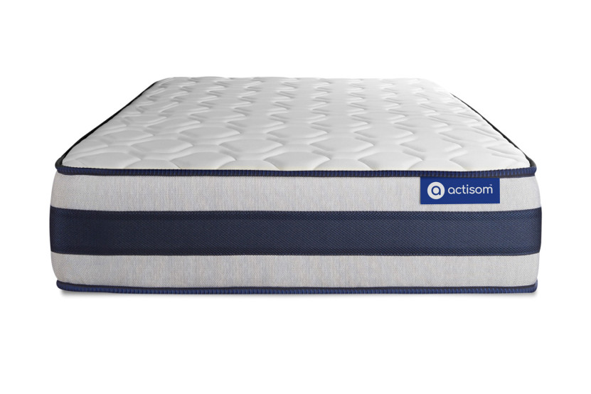 Matelas 90x210 cm Ressorts ensachés et Mémoire de forme - Actiflex Ergo