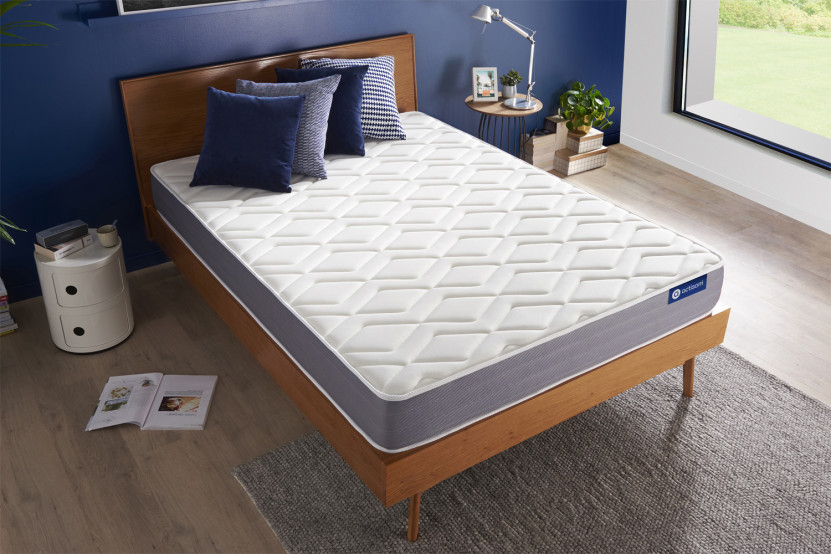 Matelas 100x220 cm Ressorts ensachés et Mémoire de forme - Actiflex Dream