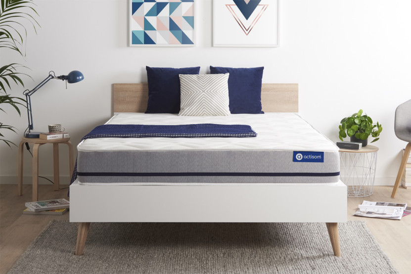 Matelas 140x190 cm Latex et mémoire de forme - Actilatex Soft
