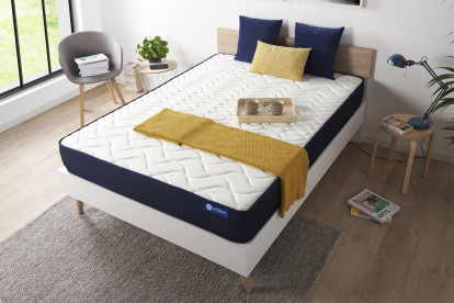 Matelas 130x200 cm Latex et mémoire de forme - Actilatex Sleep