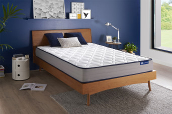 Matelas 130x210 cm Ressorts ensachés et Mémoire de forme - Actiflex Form