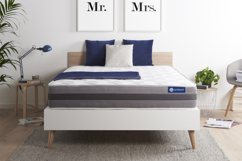 Matelas 150x195 cm Latex et mémoire de forme - Actilatex Relax