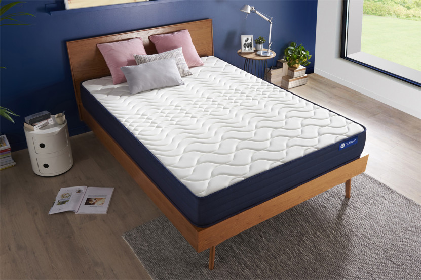 Matelas 120x195 cm Ressorts ensachés et Mémoire de forme - Actiflex Life