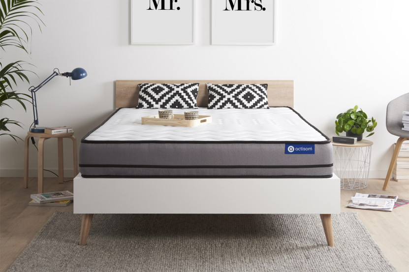 Matelas 140x220 cm Latex et mémoire de forme - Actilatex Night