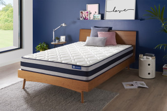 Matelas 160x220 cm Ressorts ensachés et Mémoire de forme - Actiflex Ergo