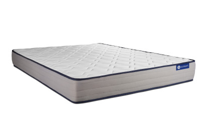 Ensemble Matelas Sommier 180x190 cm - Sommier Gris (en kit) - Actimemo Form