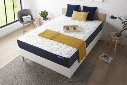 Matelas 130x200 cm Latex et mémoire de forme - Actilatex Life
