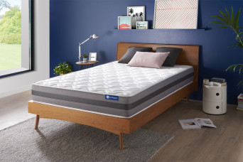 Matelas 130x200 cm Ressorts ensachés et Mémoire de forme - Actiflex Relax