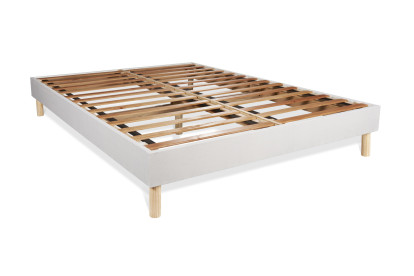 Ensemble Matelas Sommier 180x200 cm - Sommier Blanc (en kit) - Actimemo Tech