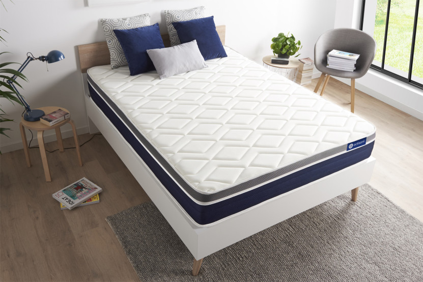 Matelas 120x195 cm Latex et mémoire de forme - Actilatex Confort