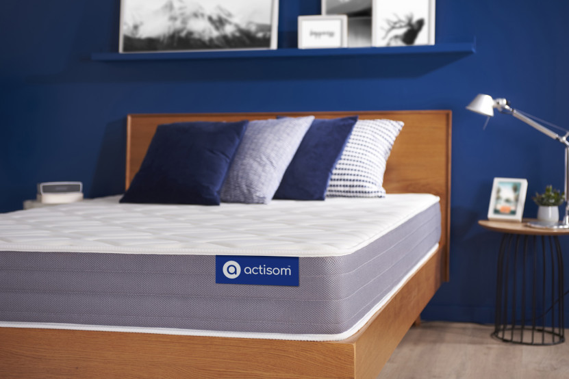 Matelas 80x200 cm Ressorts ensachés et Mémoire de forme - Actiflex Dream