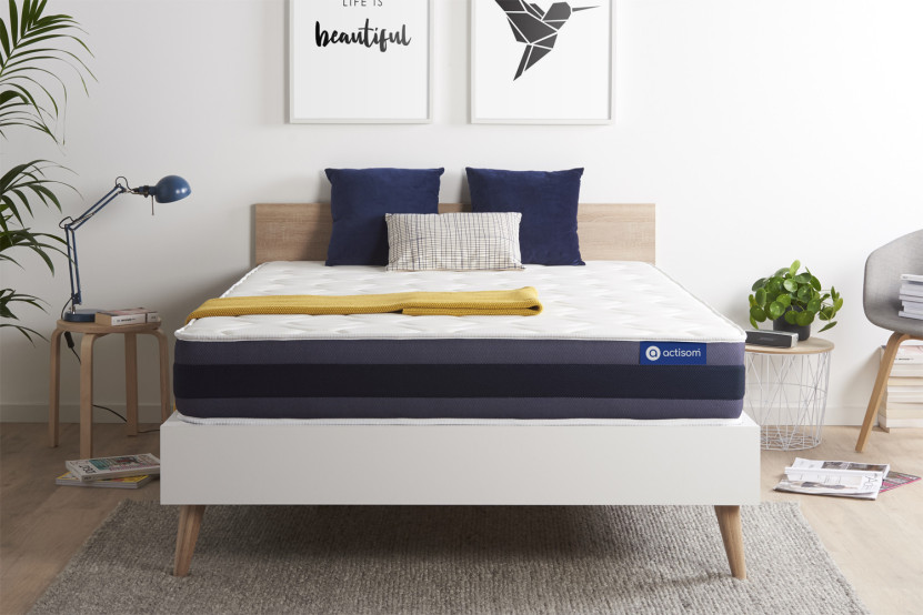 Matelas 150x195 cm Latex et mémoire de forme - Actilatex Morpho