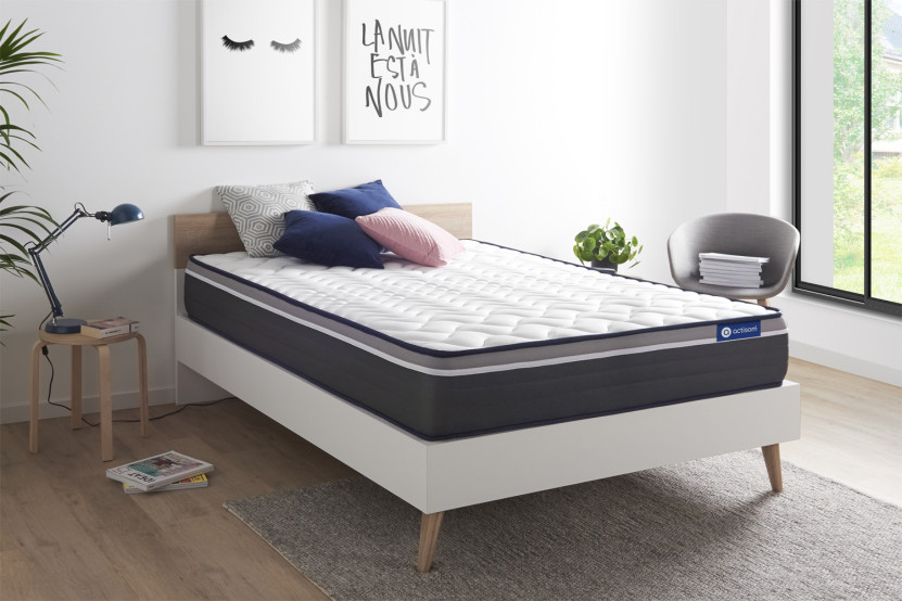 Matelas 200x200 cm Latex et mémoire de forme - Actilatex Plus