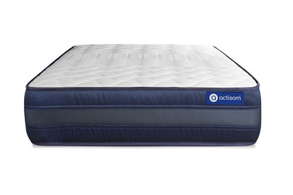 Matelas 120x195 cm Ressorts ensachés et Mémoire de forme - Actiflex Tech