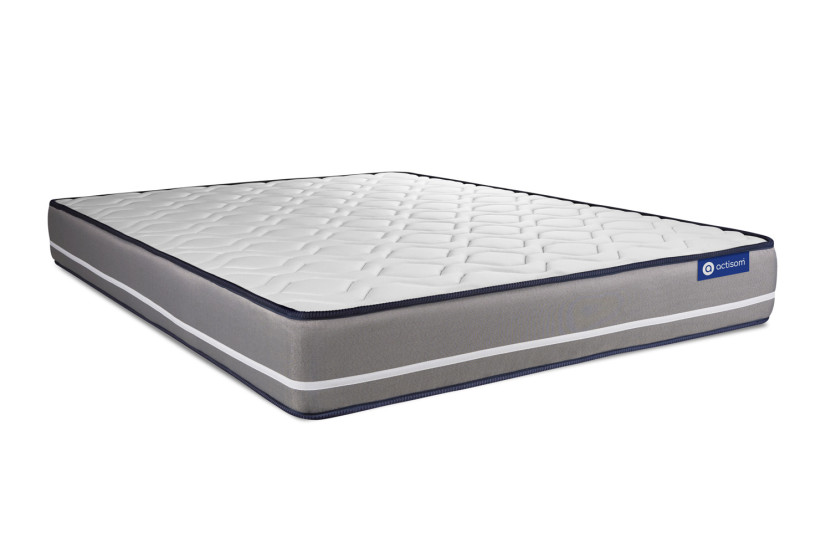Ensemble Matelas Sommier 200x200 cm - Sommier Blanc (en kit) - Actilatex Pur