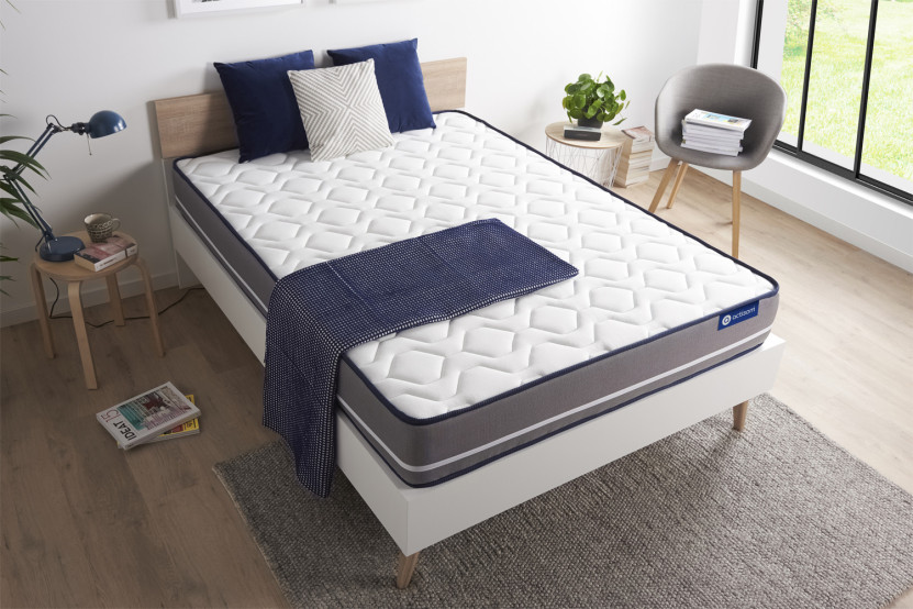 Matelas 100x210 cm Latex et mémoire de forme - Actilatex Pur
