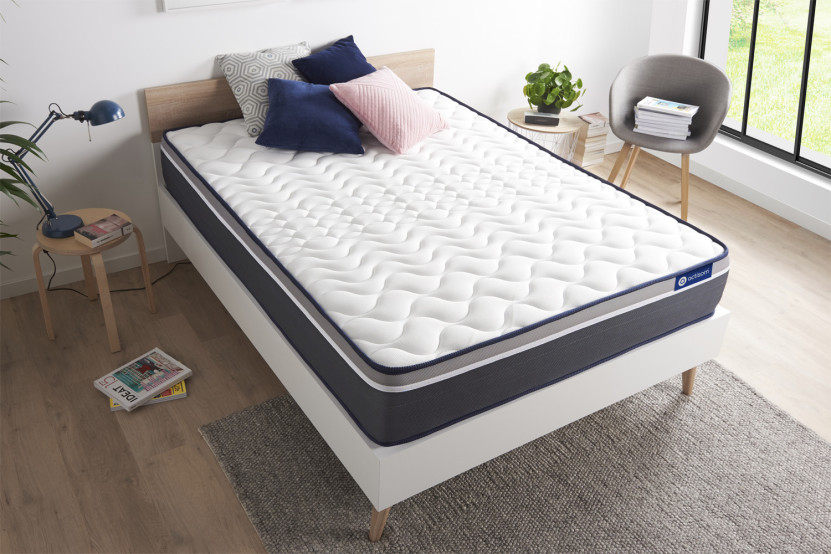 Matelas 80x200 cm Latex et mémoire de forme - Actilatex Plus