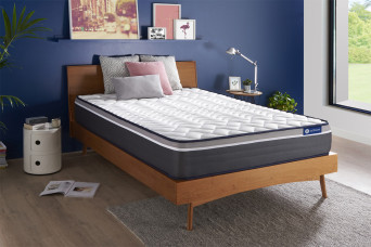 Matelas 135x200 cm Ressorts ensachés et Mémoire de forme - Actiflex Plus