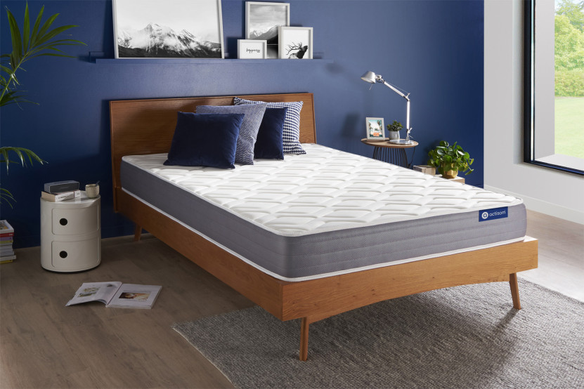 Matelas 140x200 cm Ressorts ensachés et Mémoire de forme - Actiflex Dream